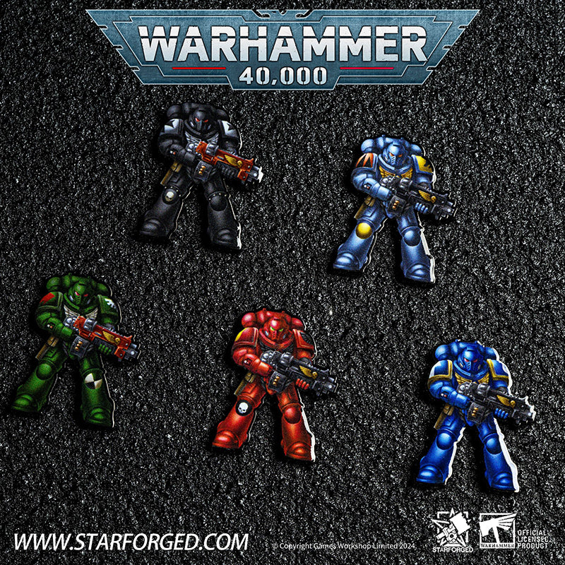 Starforged Warhammer 40K Primaris Space Marines PSM Chapter Pin Badge Refrigerator Magnet Other